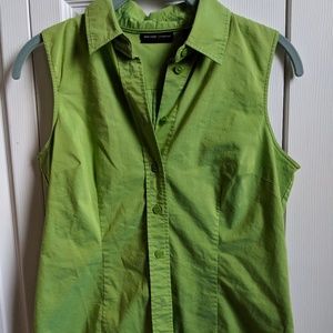 New York & company stretch sleeveless button down